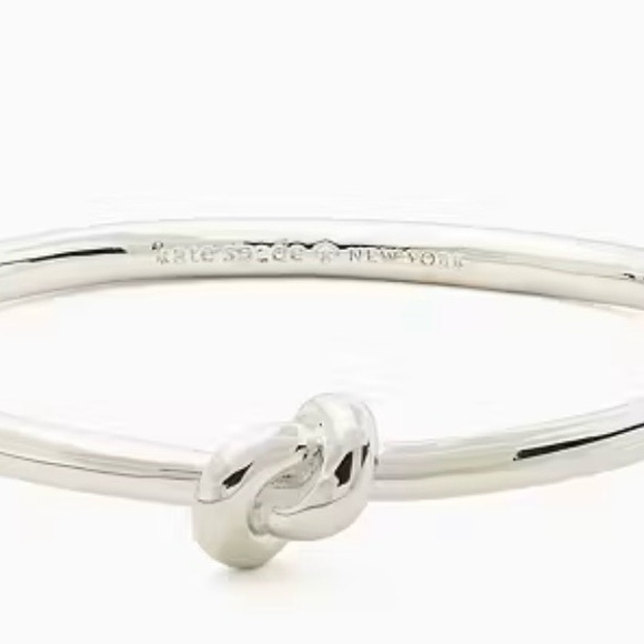 Kate Spade Silver Sailers Knot Hinge Brangle - Picture 3 of 8